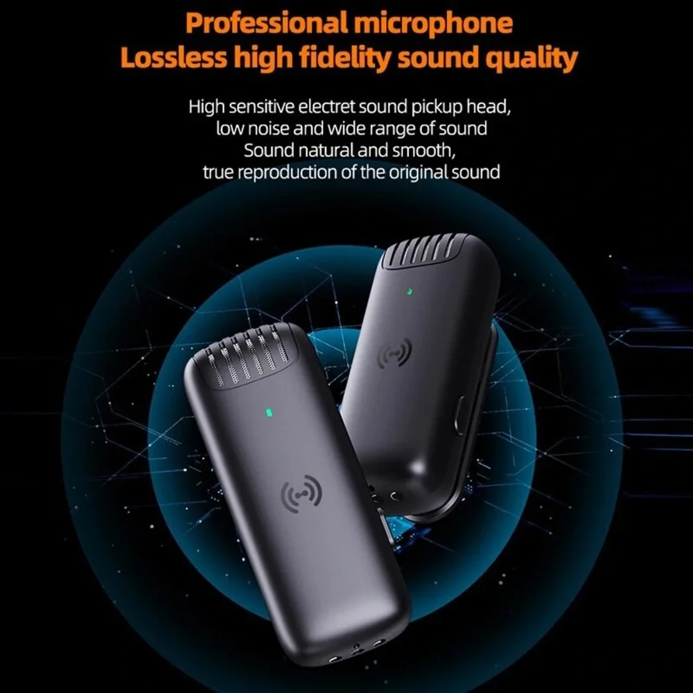 Lavalier Microphone Portable Audio Video Recording Mini Mic For iPhone Android